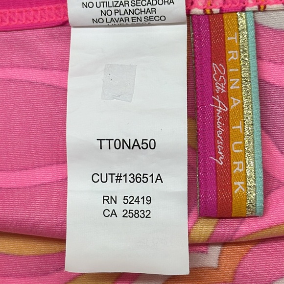 Trina Turk 25th Anniversary Bathing Suit Cover Up. Medium - Picture 13 of 14